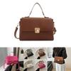 Fashionable Pu Leather Shoulder Bag For Women Classic Square Crossbody Handbag