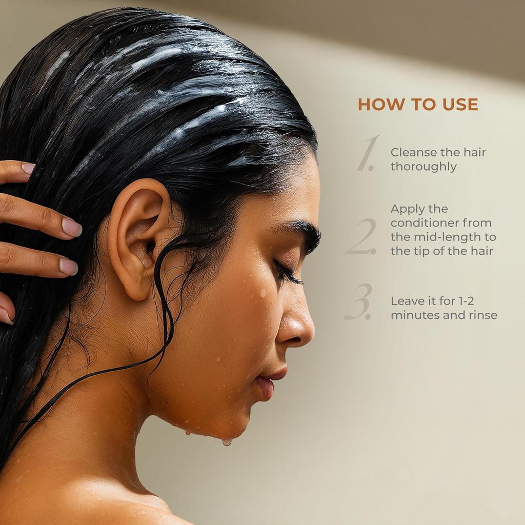 Naturali Damage Repair Conditioner For Dry Frizzy Hair Deep Hydration Smooth Split Ends Repair 180 ml Tube