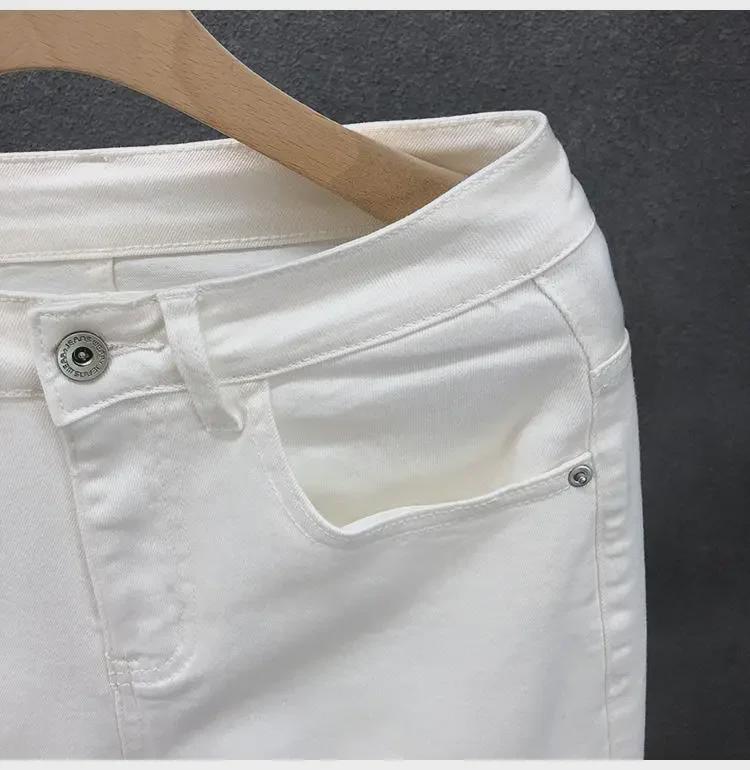 Men's Trendy Slim Fit Black Skinny Jeans - Nine-Point Casual Style