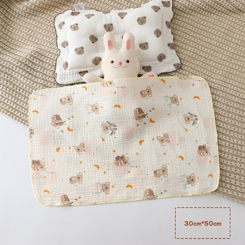 Soft & Quick Drying Baby Washcloth Absorbent Infant Gauze Towel Burp Cloth Perfect for Bath Time Feeding Diaper Changes