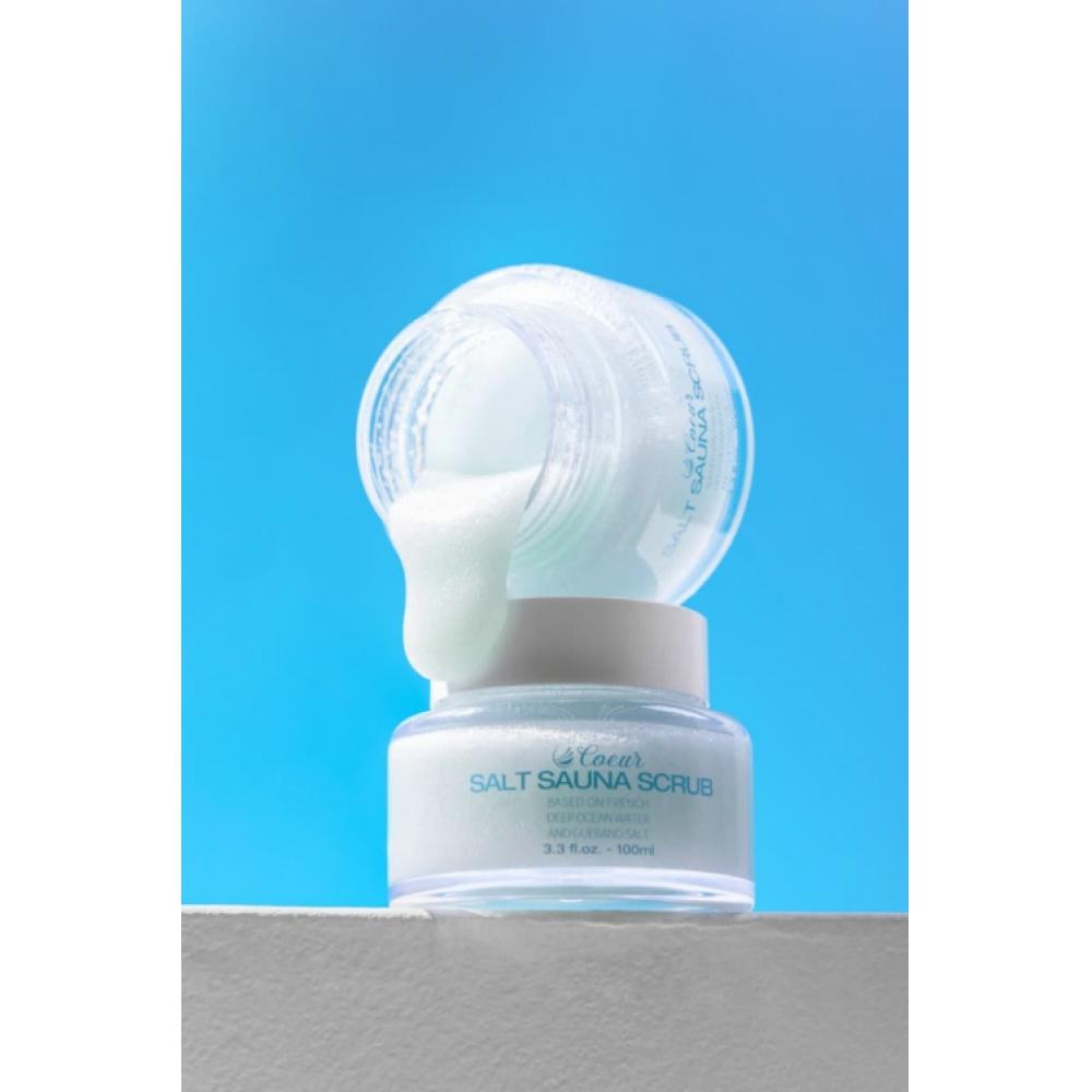 Coeur Cool Blue Salt Sauna Scrub 100ml NONE