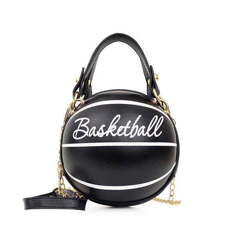 2025 Trendy Basketball Football Sports Bag,Fashion Chain Messenger Crossbody Sling Bag