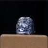 Adjustable Vintage Style Qilin Lucky Beast Ring In Sterling Men Women