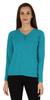 Inkmeso Solid Button Henley T-shirt For Women  S Casual Basic  Long Sleeve  Tee