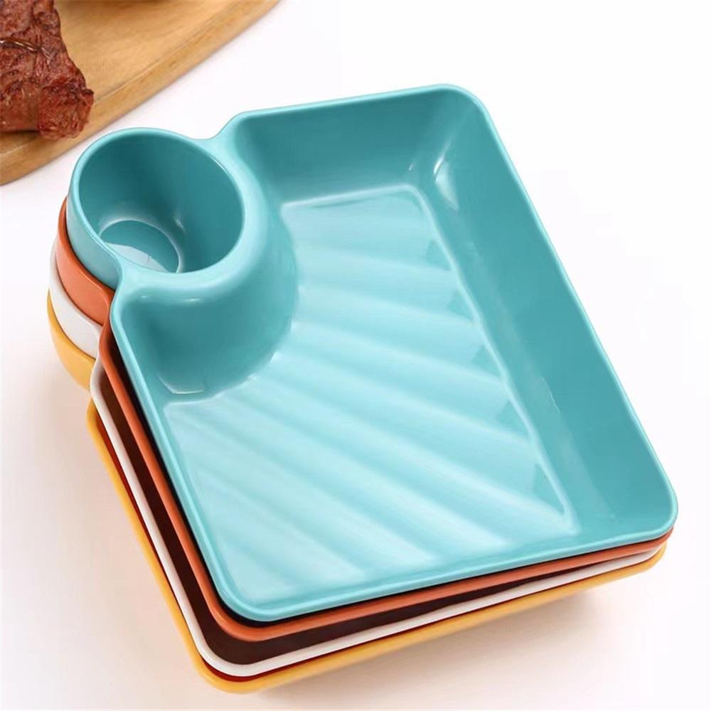 Home Dining Japanese Pp Dumpling Tray With Dipping Set