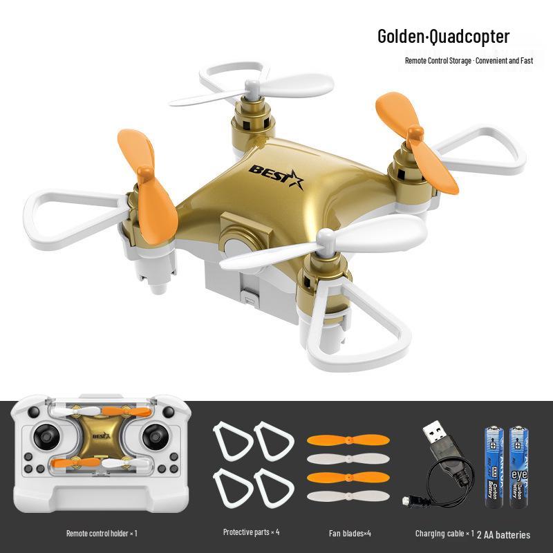 Compact Children's Mini Drone: Fixed-Height Quadcopter Remote Control Toy