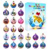 Animal Christmas Advent Calendar with 2D Hanging Ornaments