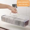 Transparent Plastic Storage Boxes Idol Photo Game Card Storage Organizer Carrying Case for Stationery Jewelry Small Items