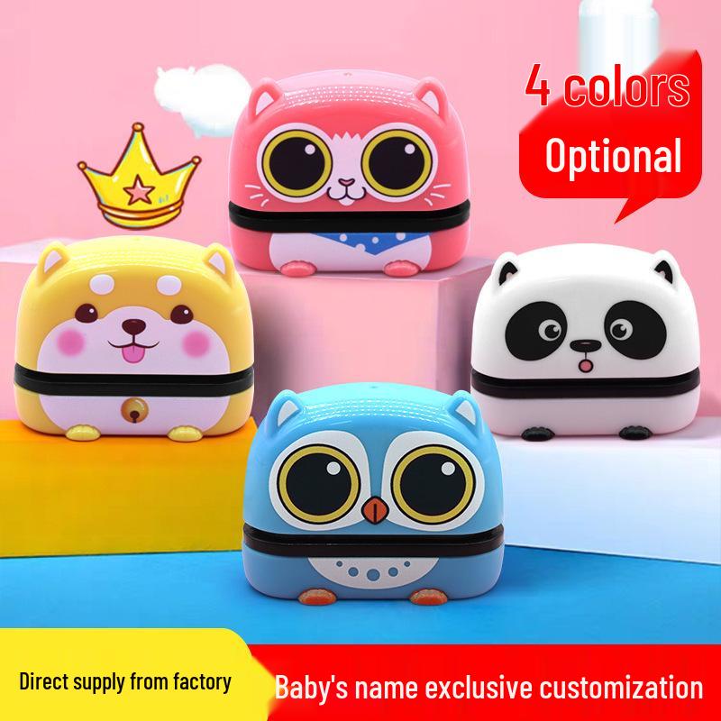 Personalized Name Stamps for Kids - Durable and Washable Name Clothing Stamps for Kindergarten Use