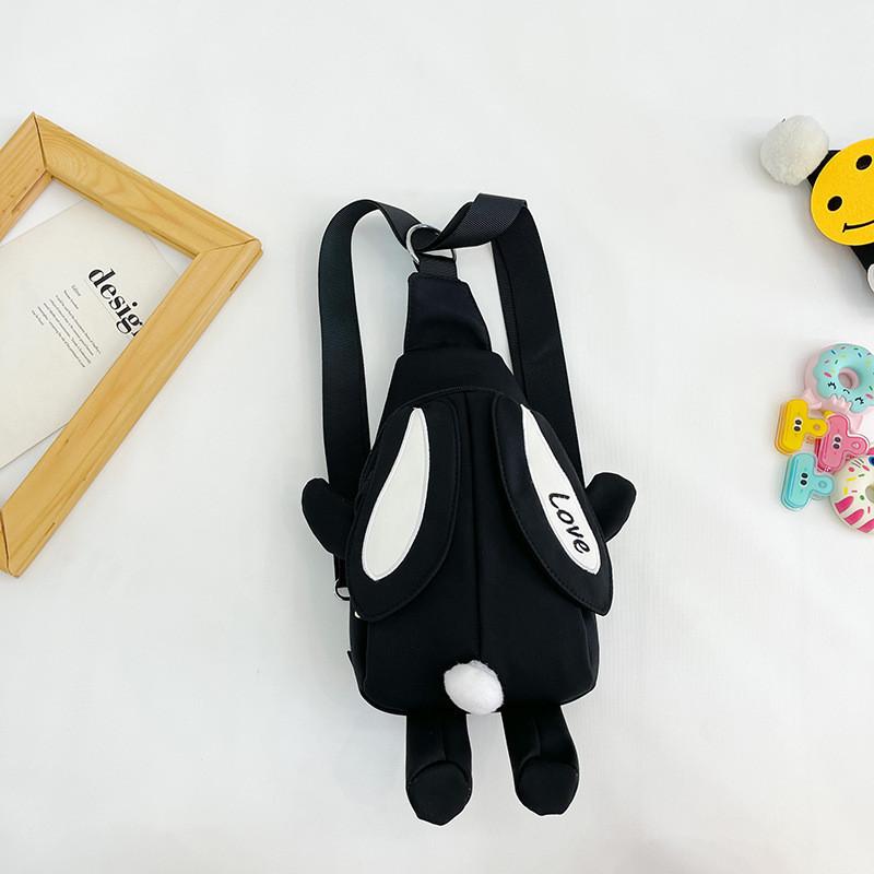 Adorable Children's Cartoon Rabbit Crossbody Bag Stylish Nylon Backpack For Kids