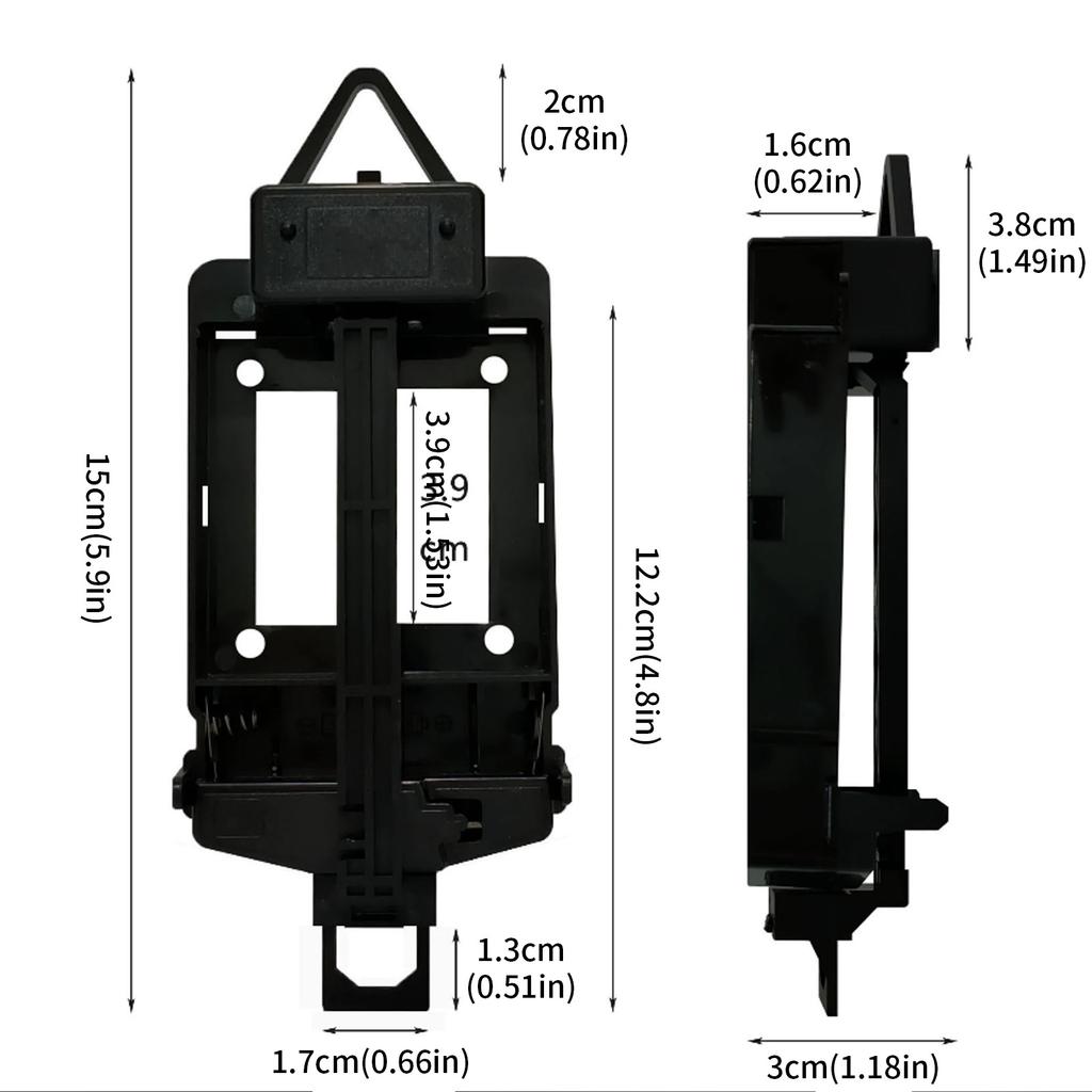 2Pcs Durable Quartzs Mechanism Case Pendulum Clock Movement Drive Unit Clock Shell for Precise Timekeeping In Wall Clock