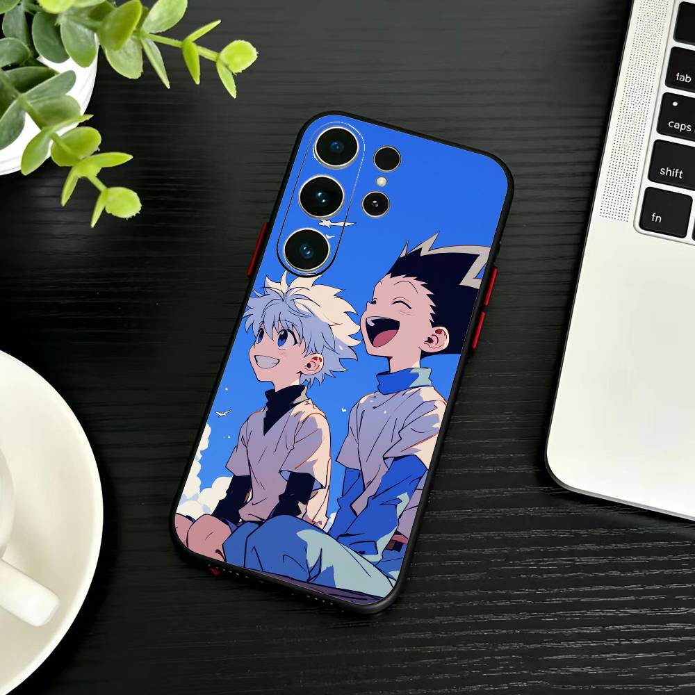 K-Killua Zoldyck H-Hunter X Hunter Phone Case For Samsung S26,S25,S24,S23,S22,S21,S20,Plus,Fe,Lite,Others Black Cover