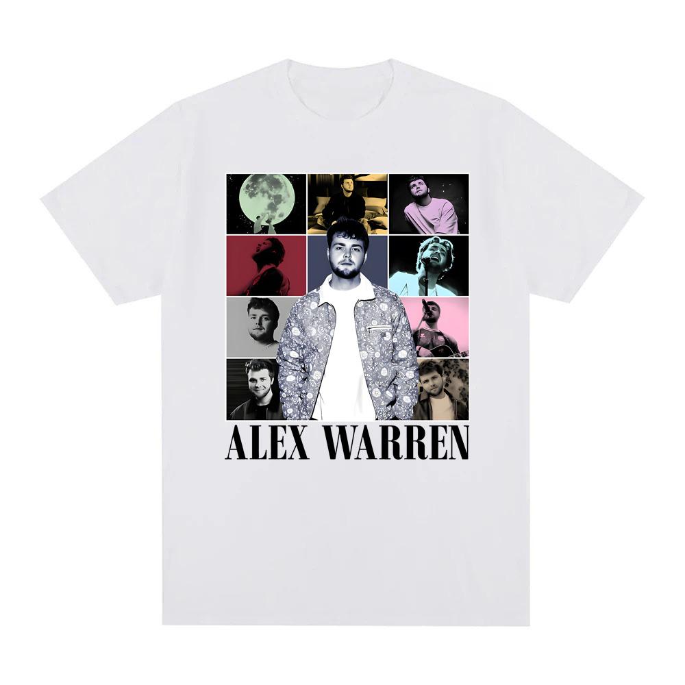 Alex Warren T-Shirt Summer Casual fashion Tshirt Popular High Quality Graphic Printing Singer's same style 100%CottonTops