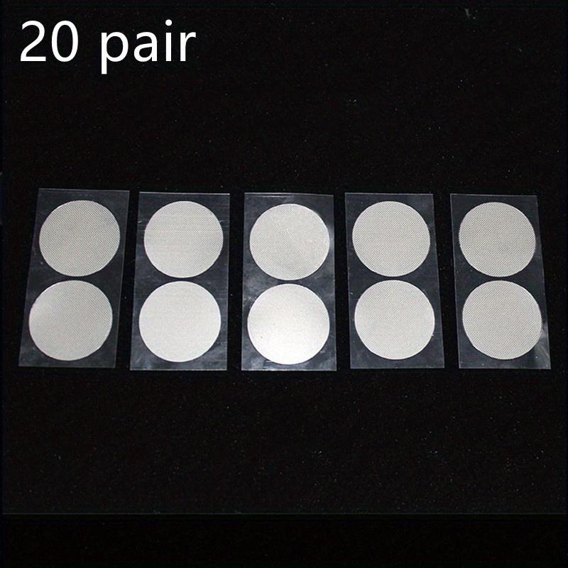 20 pair Men's Silicone Nipple Covers: Comfort-Fit, Invisible Sports Shields, Anti-Chafing, Secure & Disposable