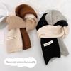 Woolen Cashmere Shawl Neckwarmer Winter Neck Scarf Fashion Patchwork Color Scarf  Outdoor