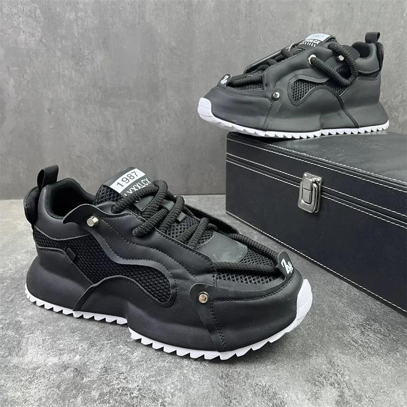 48 Size Summer Men's Shoes 2026 New Men's Mesh Breathable Sneakers Height Increasing Sports Comfortable Casual Shoes for Men