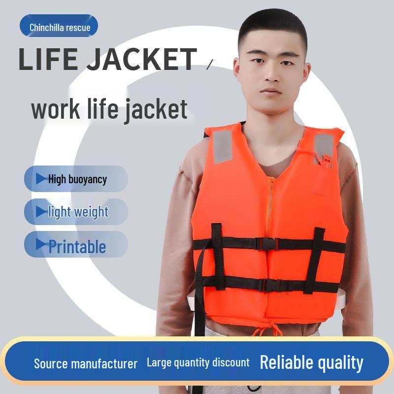 Professional Adult & Children Marine Life Jacket - Ideal for Swimming, Fishing, Snorkeling & Survival