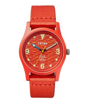 TIME FOR OCEAN PLASTIC Officially Swedish Scandinavian Design TRIWA/TRIWA Men's & Women's (Unisex) Watch, TFO103-CL153512, Imported,