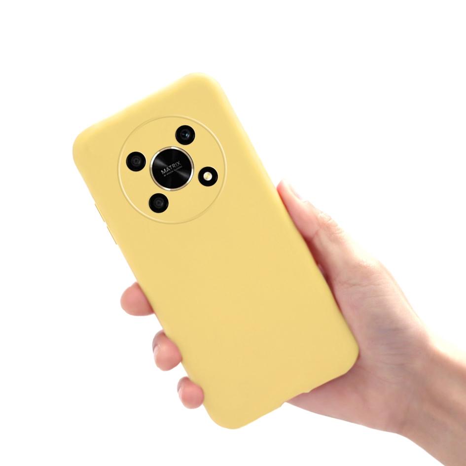 

For Honor Magic4 Lite Case Soft Candy Color Silicone Phone Cover For Honor X9 X30 Magic 4 Lite 5G ANY-NX1 ANY-LX2 ANY-LX3 Cases Honor X9 5G жовтий