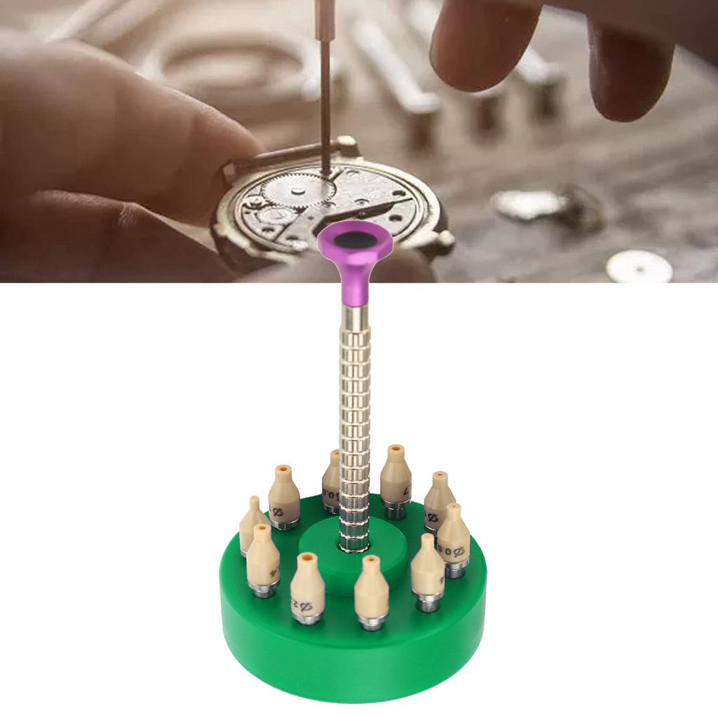 Watch Hands Fitting Tool 10 Sizes Setting Press Presser Setter Watch Needle Installation Tool for Watchmaker