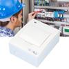 3 Way 230V Indoor Distribution Box UK Standard 3MCB (B6A+B16A+B32A) RCD (63A 1P+N) B Breaker