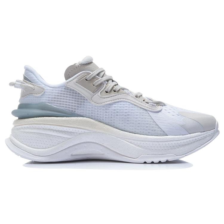 Li Ning Exceed 5 Slip Resistant, Abrasion Resistant, Lightweight Low Top Running Shoes Women's White AGLR046-2