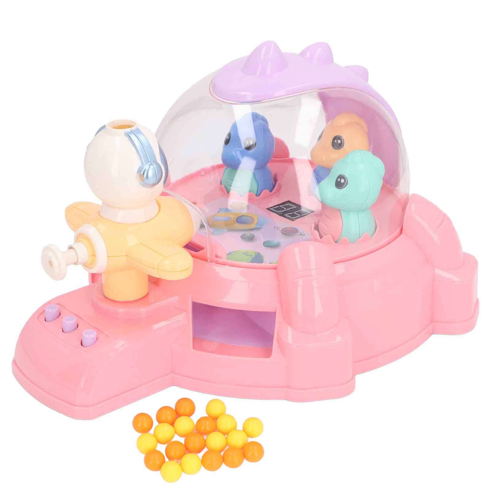 

Игровой автомат для пинбола с системой подсчета очков и музыкой, портативный интерактивный образовательный аркадный автомат-игрушка для детей, настольный розовый