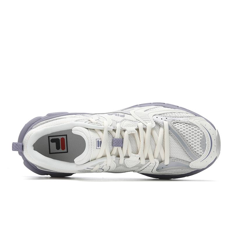 Fila MATTRUN Chunky Sneakers Women's Low Top Milk White/Antarctic Gray F12W622136FGA