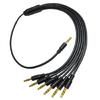 Convenient 3.5mm Audio Splitter Cable Male Male Extension for Speaker Projector