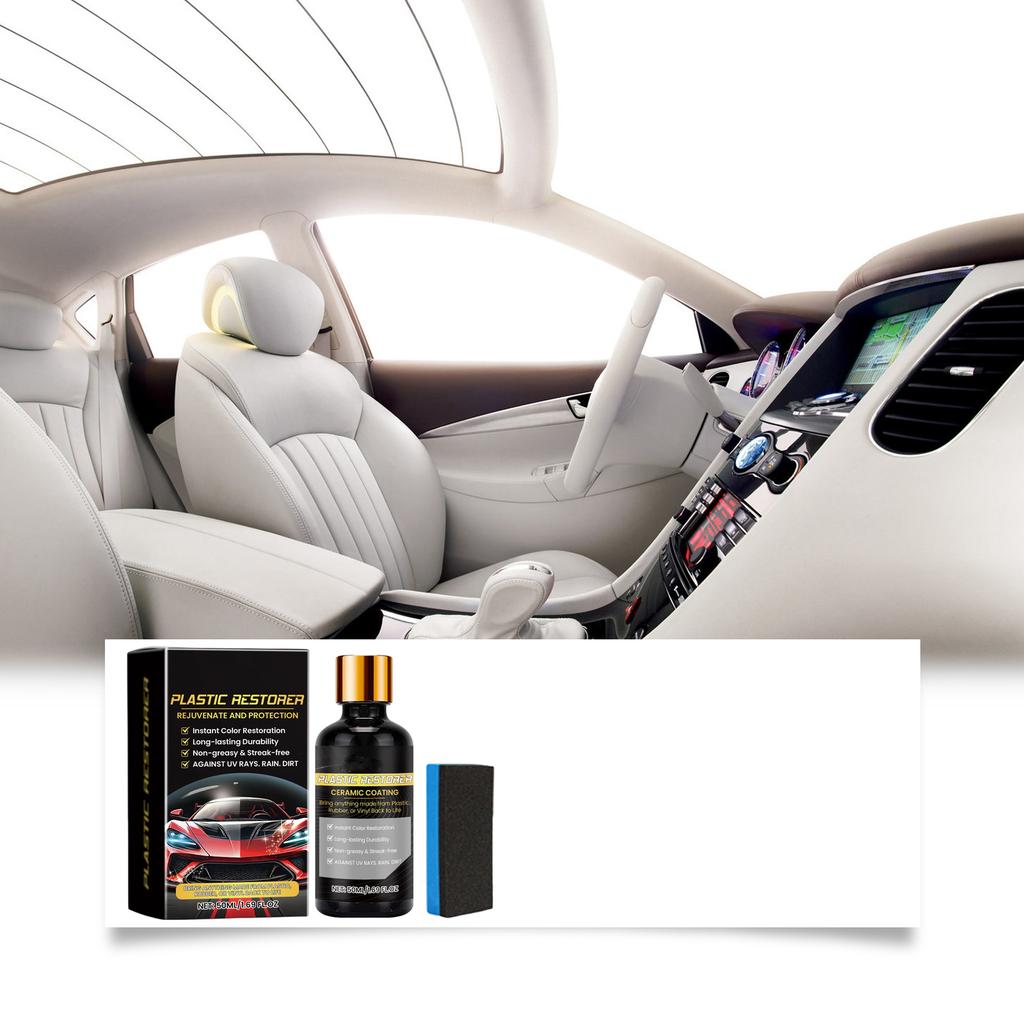 Car Ceramic Coating Plastic Refurbisher Anti-scratch Gloss Enhancing Car Paint Maintenance And Agent 50ML
