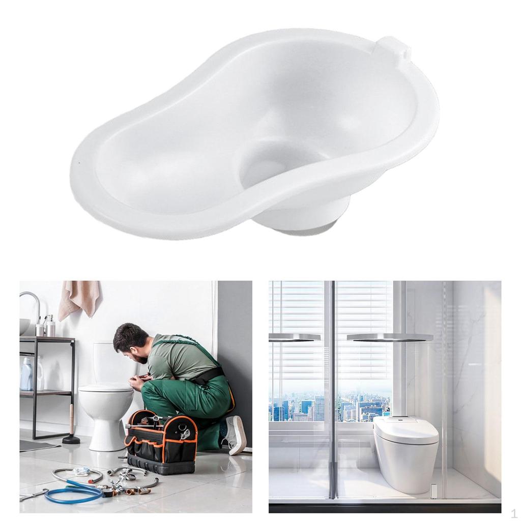 Tragbare Baustellentoilette für den Notfall, einfach zu installieren für 80–110 mm PVC-Rohr