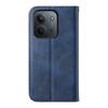 For Xiaomi Redmi 15C 4G (Global) (171mm)/Poco C85 4G Case Calf Texture PU Leather Wallet Phone Cover with Wrist Strap