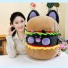 Adorable Dudu Cat Hamburger Plush Toy - Creative Cat Doll Children's Companion Gift