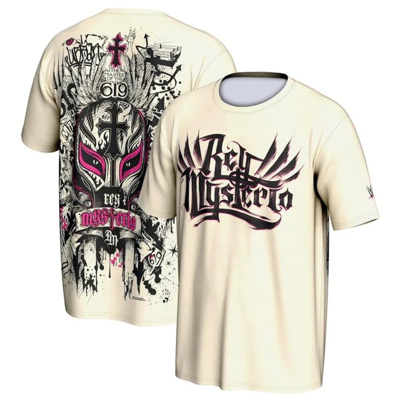 

Wrestlemania Мужская Женская Футболка с Коротким Рукавом Высокого Качества Летняя Модная Футболка S