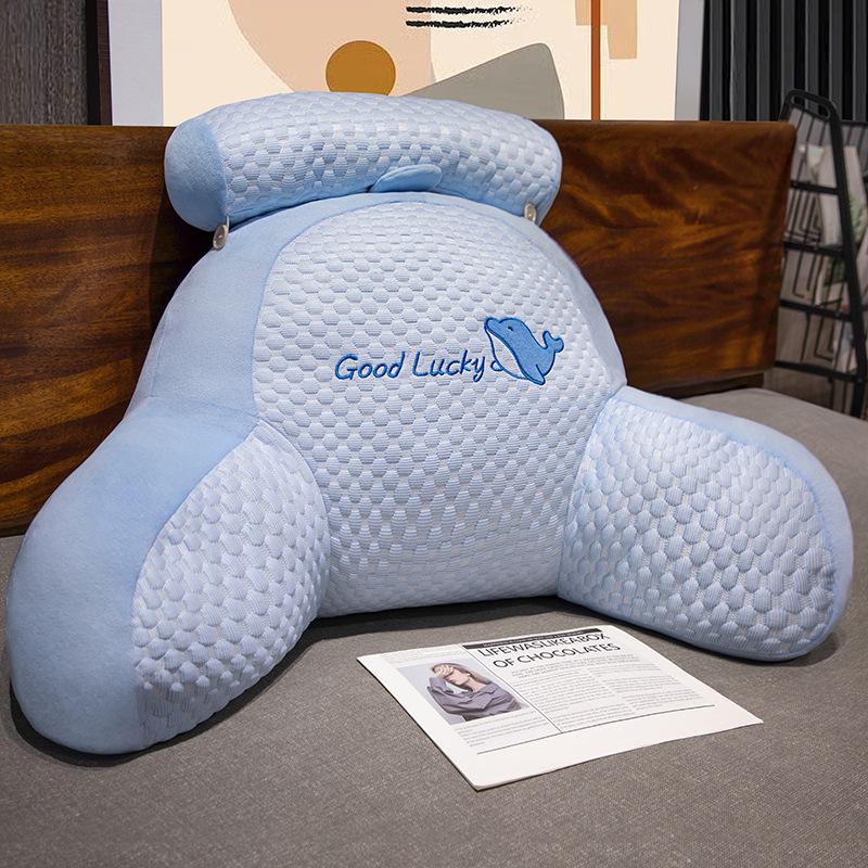 Cooling Bean Ice Animal-Shaped Lumbar Cushion - Cute Cartoon Dinosaur, Rabbit, Dolphin Headboard Pillow