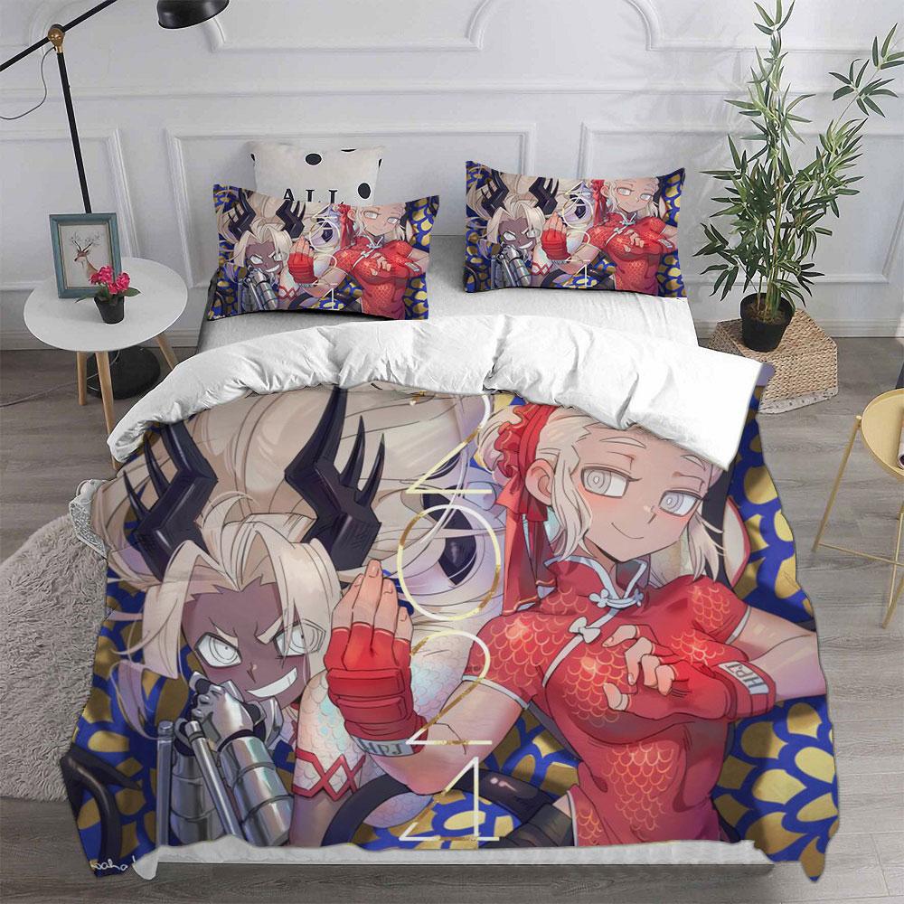 New Game Helltaker Bedding Sets Comforter Quilt Bed Cover Duvet Cover Pillow Case 2-3 Pieces Sets Kids Adult Size Home Textiles