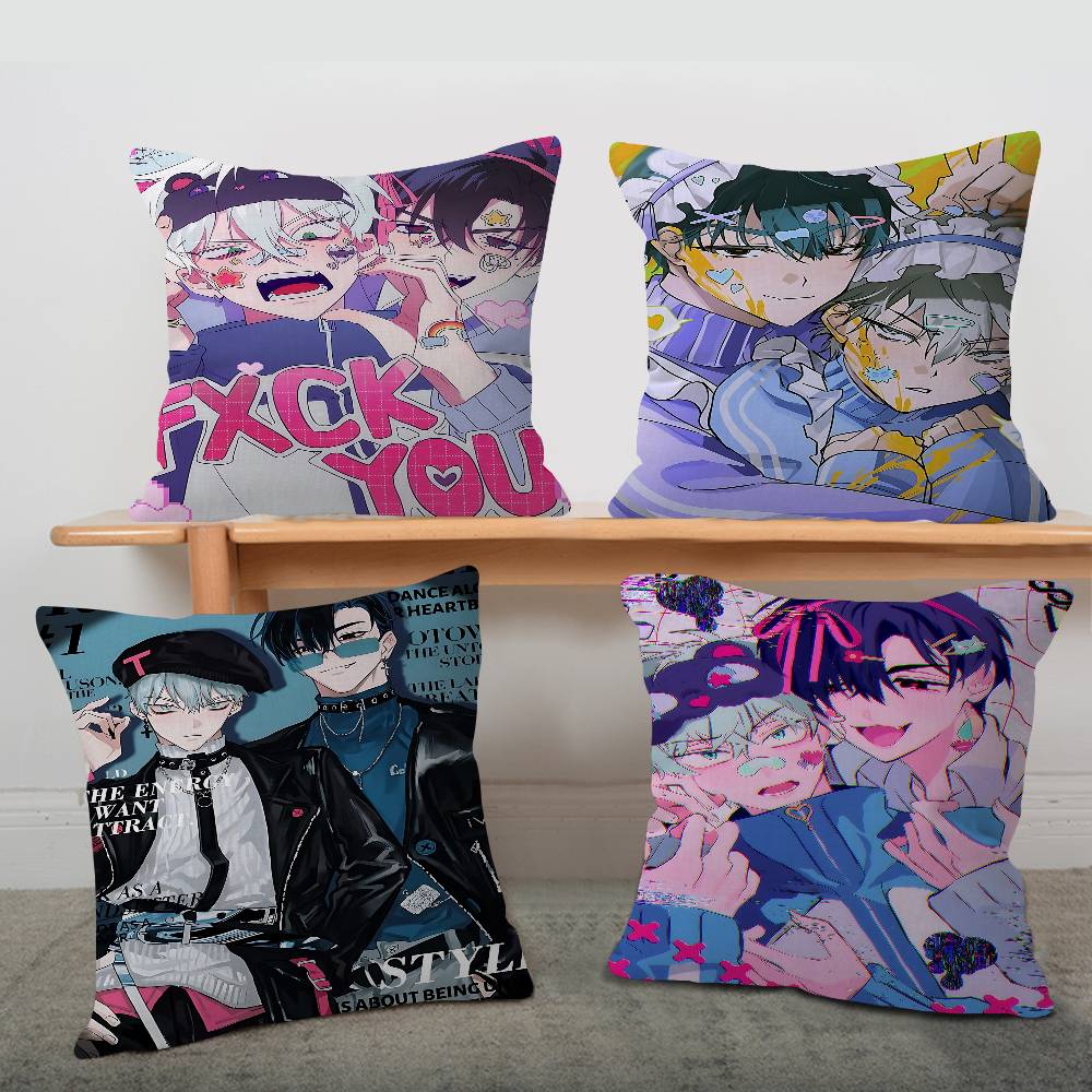 Anime A-Alien Stage Ivan Till Cushion Cover Pillow Cover Decor Pillowcase Printed Cushion Case For Couch