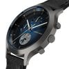 Lilianthal Berlin Chronograph Watch with Date Display and Made in Black Men's Meteorite, Germany, C01-025-B004FB,