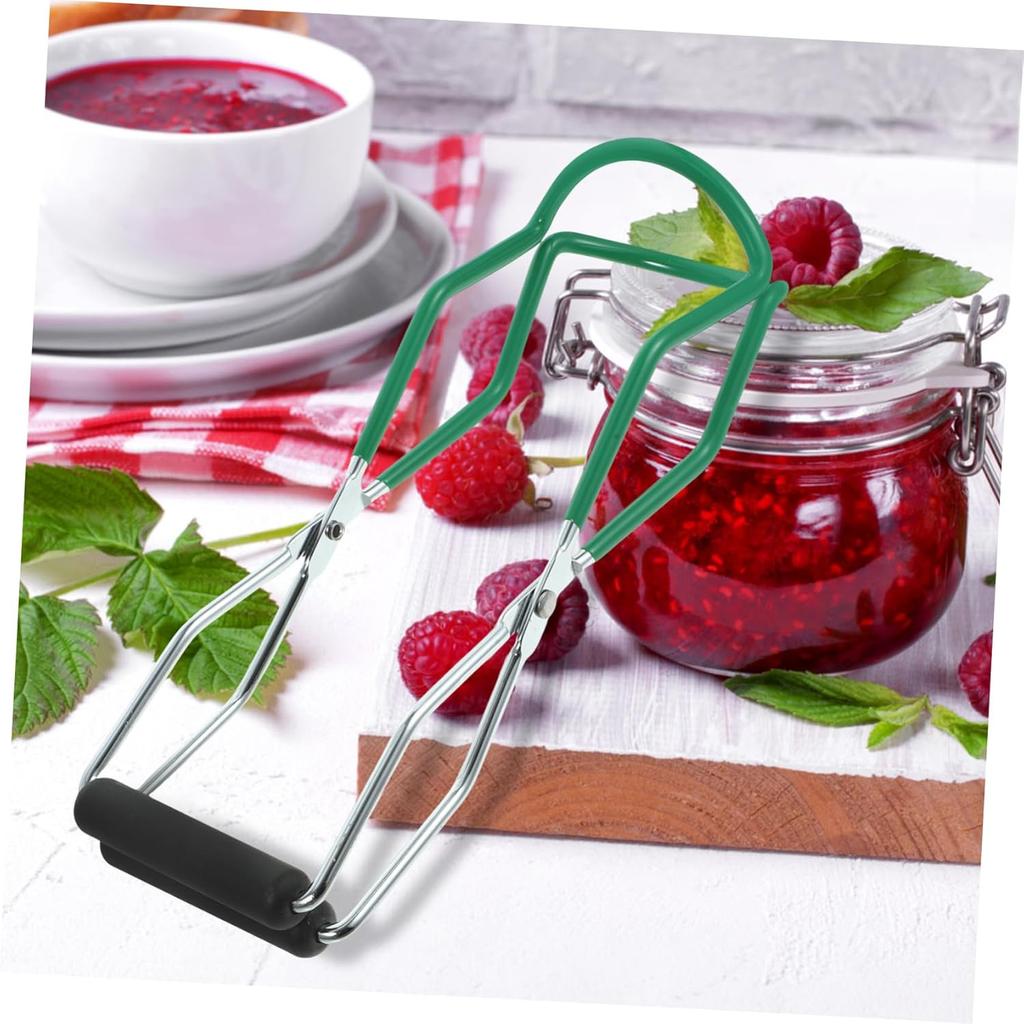 1 Pc Canning Jar Lifter with Non-Slip Grips Handle, Canning Tongs Cans Gripper Clamp Canned Clip for Kitchen Restaurant Wide