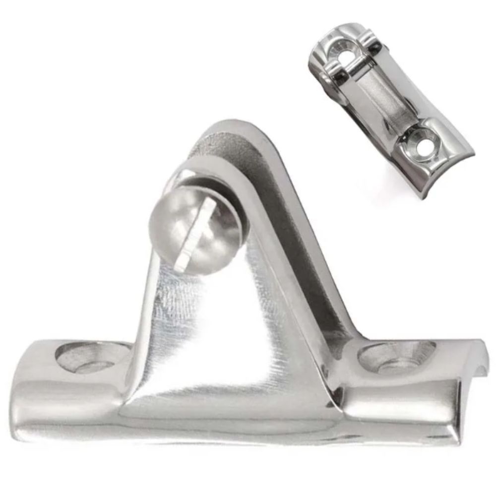 316 Stainless Steel Bimini Top Fitting Concave Base Mount Boat Accessories  Boat Deck