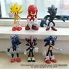6-18Pcs Sonics Figure Tails Werehog Action Figures Knuckles Doll Dr. Eggman Cartoon Figurines Collectible Dolls  Hedgehog Toy