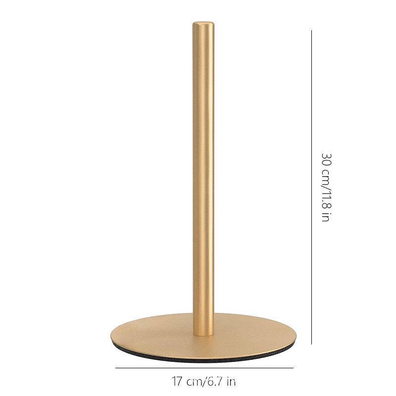 Stainless Steel Vertical Desktop Tissue and Toilet Paper Holder for Hotel Kitchen