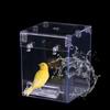 Hanging No-Leakage Shower Transparent Parrot Bathtub Bathing Box Birdbath Bird Bath for Cage