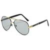 TEMU Men's Polarized Aviator Sunglasses - Metal Frame, Retro Large Design for Driving