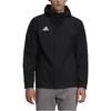 adidas Entrada 22 All-Weather Solid Color Hooded Long Sleeve Jacket Men Jacket Black HB0581