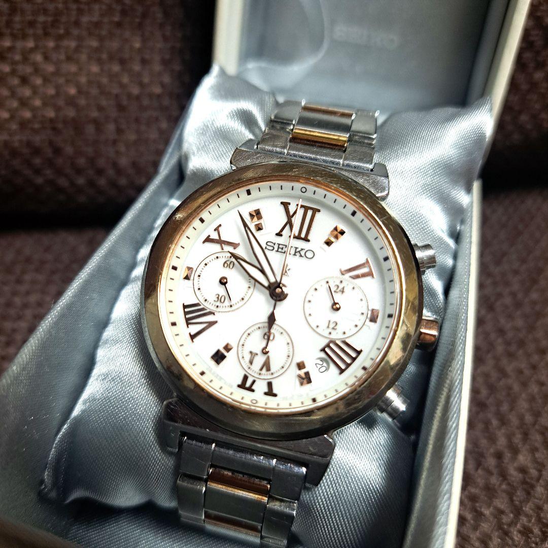 

[USED] SEIKO Lukia Solar Chronograph