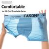 Ice Silk Men's Summer Boxer Briefs: Breathable, Trendy, Comfortable, Sexy Four-Corner Shorts
