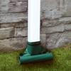 Flexibler PVC-Fallrohr-Rinnenerweiterung Spritzschutz Verhindert Erosion Regenwasserableiter Leitet Wasser ab UV-stabilisiert