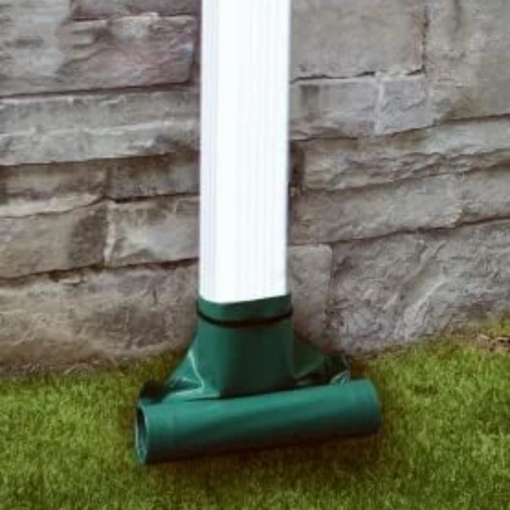 Flexibler PVC-Fallrohr-Rinnenerweiterung Spritzschutz Verhindert Erosion Regenwasserableiter Leitet Wasser ab UV-stabilisiert