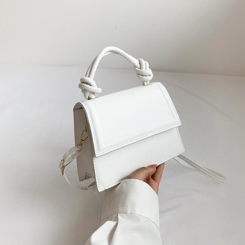 Personality trend handbag bag women's 2024 summer new foreign style texture small fresh shoulder messenger bag tide